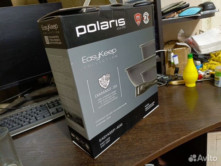 Набор сковородок Polaris easy keep 4dg