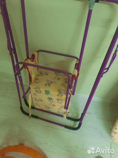 Детская коляска,качели,стул для кормления