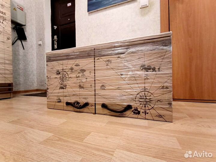 Шкаф двухстворчатый с полками детский