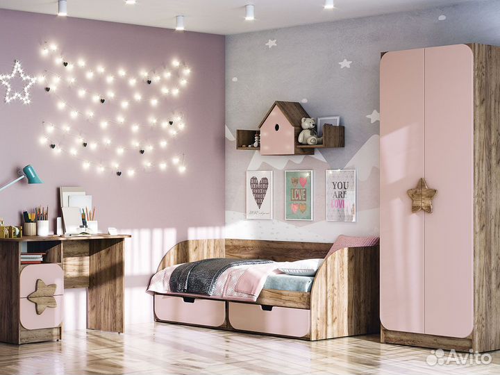 Детская кровать с Ящиками