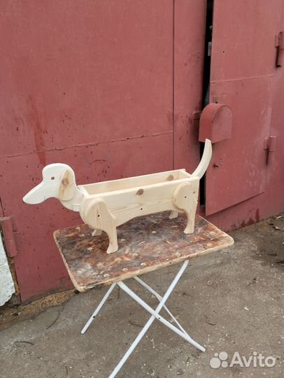 Поделка для цветника из массива дерева 