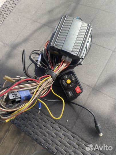 Комплект магнитола для мотоцикла + колонки