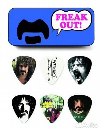 Медиаторы коробочке Dunlop Frank Zappa 6шт
