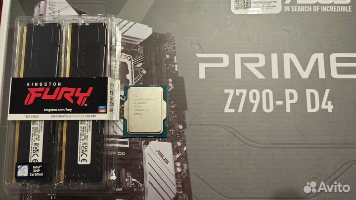 I5-12600KF, asus prime Z790-P, Kingston 16Gb DDR4