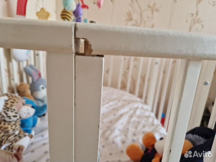 Детская кроватка трансформер круглая