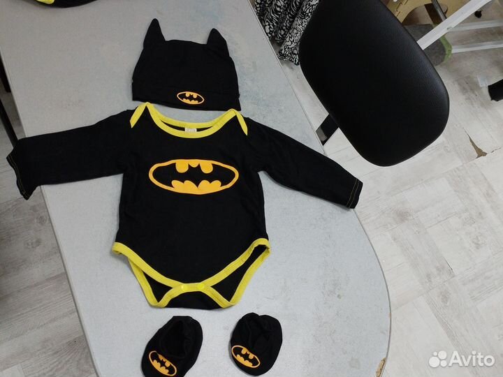 Костюм Бэтмана для малышей 70 и 100 см