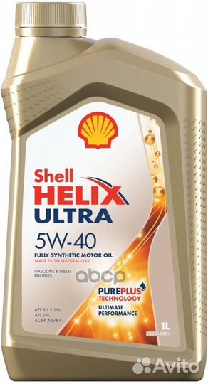 Shell Helix Ultra 5w40 1л Shell