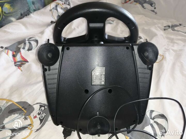 Игровой руль с педалями для пк