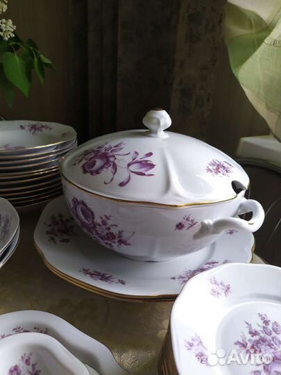 Сервиз столовый 12 персон Чехословакия