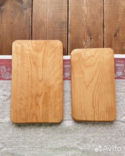 Доска разделочная деревянная 17 на 28 см