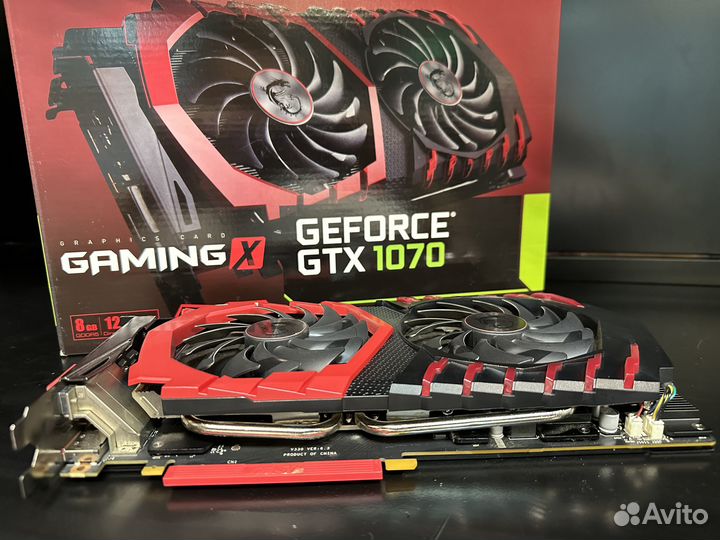 Видеокарта Gtx 1070 Msi Gaming X