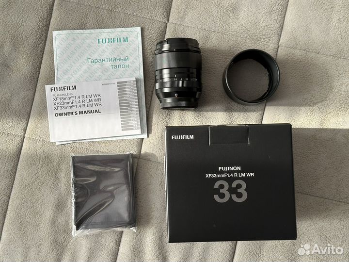 Fujifilm xf 33mm f/1.4 R LM WR