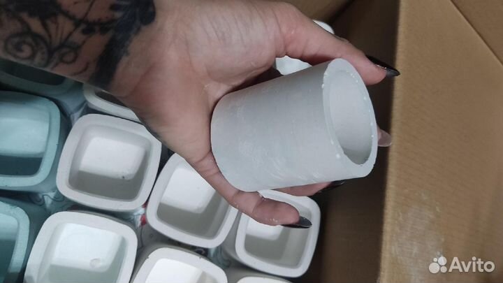 Подсвечник из гипса