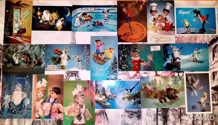 Открытки чистые СССР, гдр (коллекция)