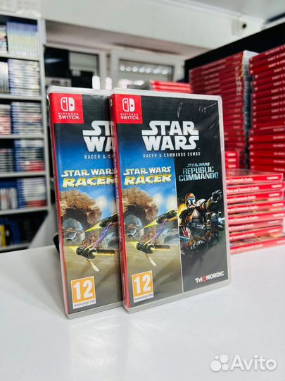 Nintendo Switch Star Wars Racer and Commando Combo
