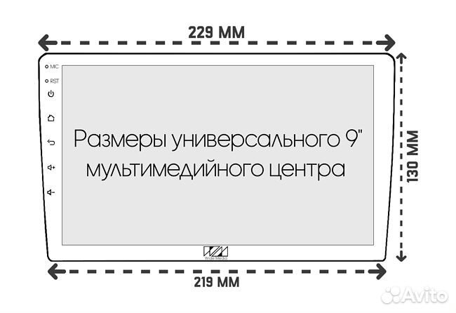 Рамка Toyota Vitz 2005-2010 MFB черная