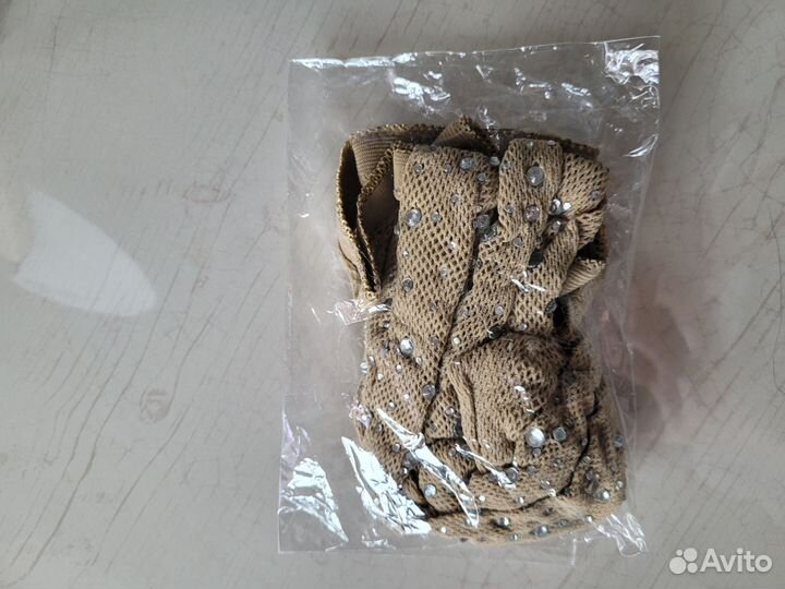 Колготки со стразами