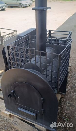 Печь для бани из трубы