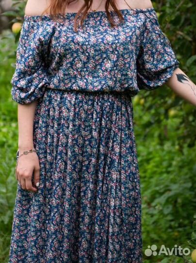 Длинное платье в пол летнее