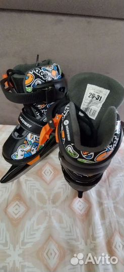 Коньки детские раздвижные