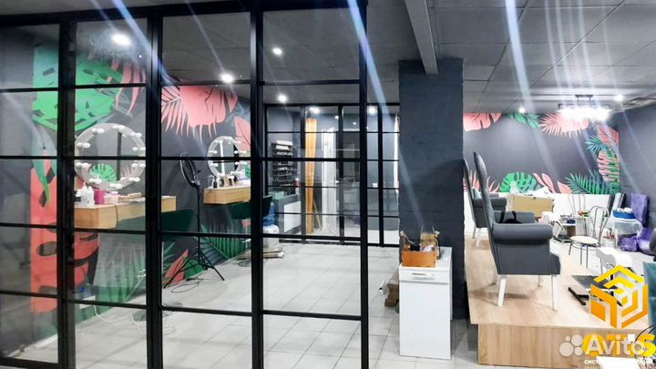 Перегородки стеклянные раздвижные