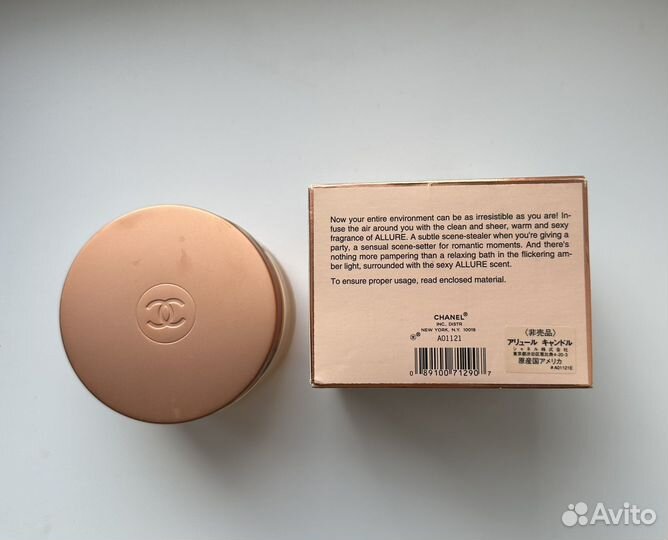 Chanel allure свеча парфюмированная 153 гр винтаж