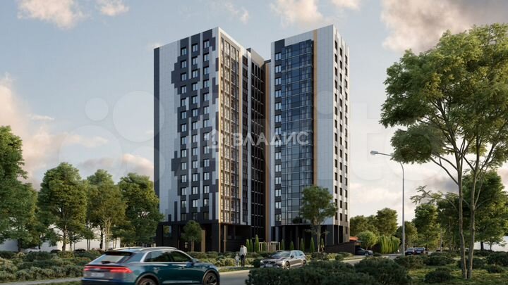 3-к. квартира, 94,5 м², 6/16 эт.