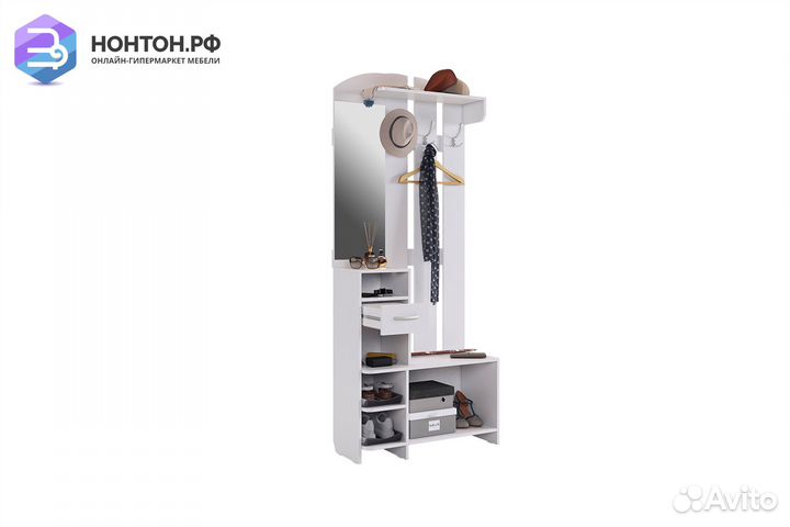 Прихожая Мила белое дерево