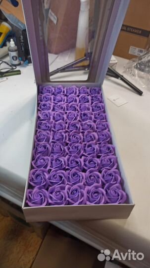 Розы из мыльной пены 50шт/уп.(Фиолетовый)