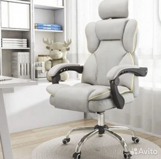 Кресло компьютерное/ офисное/с подголовником