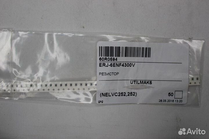 50 шт ERJ-6ENF4300V ERJ-6ENF Резистор Panasonic