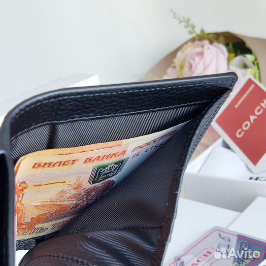 Кошелёк женский coach mini (black)