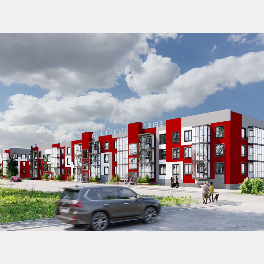 2-к. квартира, 56,9 м², 1/3 эт.