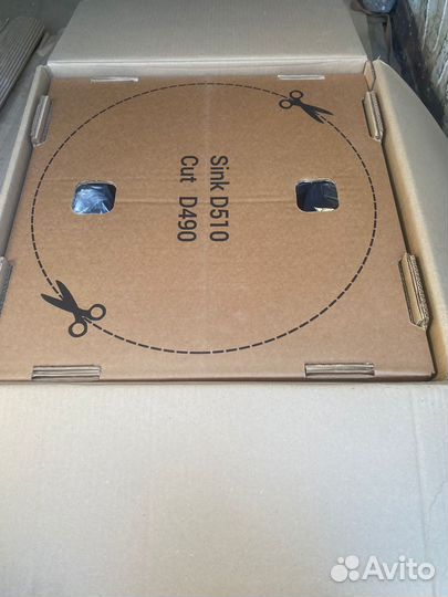 Кухонная мойка чёрная круглая DR. gansink