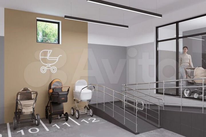 2-к. квартира, 64,6 м², 1/10 эт.