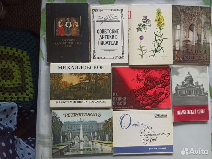 Наборы открыток СССР, разной тематики. Цена за шт