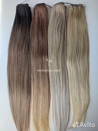 Биопротеиновые волосы для наращивания омбре