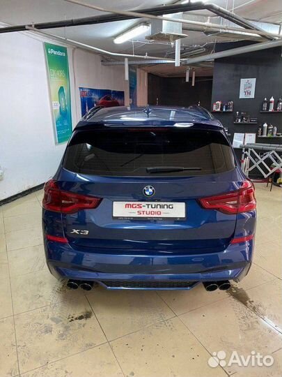 Диффузор с насадками стиль X3M BMW X3 G01
