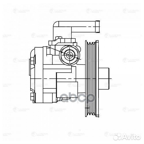 Насос гур для а/м Hyundai Tucson (04) /Kia Spor