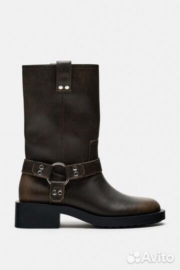 Ботинки В байкерском стиле Zara 39