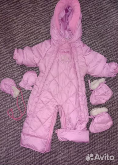 Комбинезон осень зима 86 для девочки