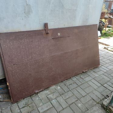 Дверь входная металлическая бу левая