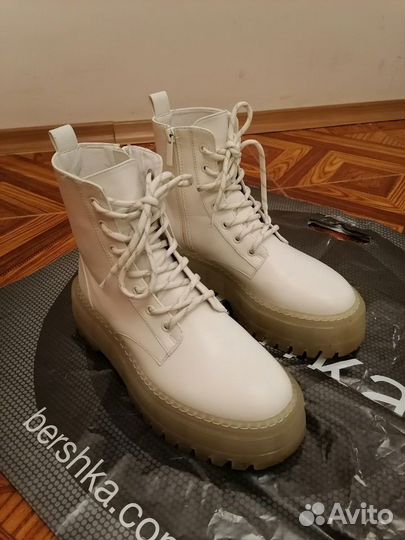 Bershka белые ботинки купить в Троицке