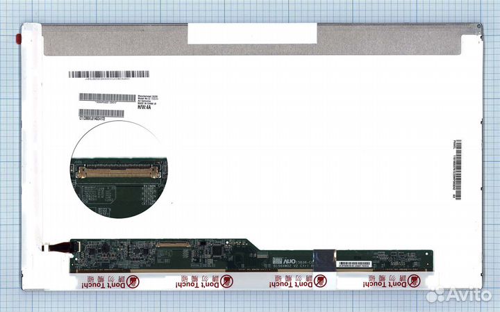 Матрица B156XW02 v.1 40pin 1366x768 (HD) TN