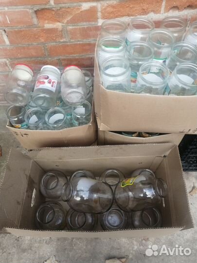 Стеклянная банка 3л 0.7 и 1литр