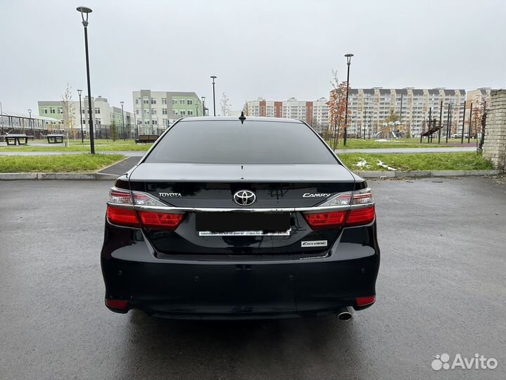 Toyota Camry 2.5 AT, 2017, битый, 201 500 км