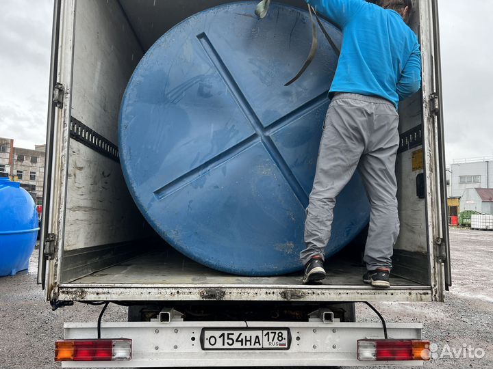 Резервуар пластиковый 5 тонн для гсм и топлива (ве