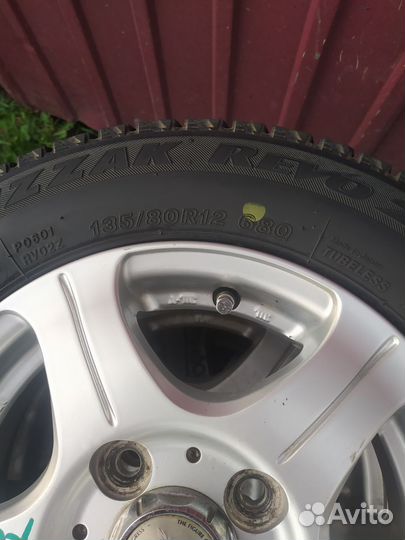 Bridgestone Blizzak Revo2 135/80 R12