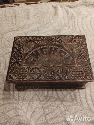 Деревянная шкатулка, старинная