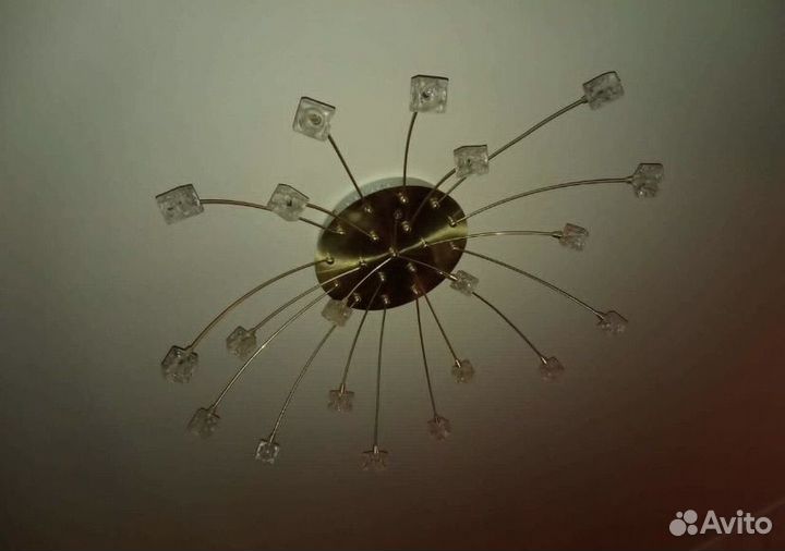 Люстра потолочная бу